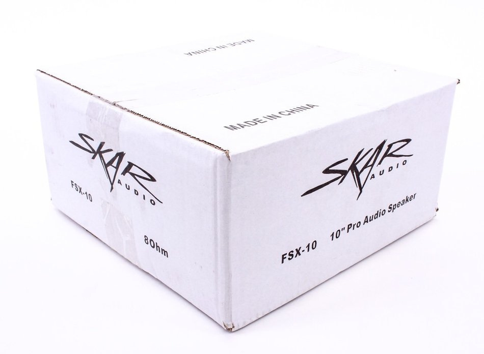 Skar Audio FSX10-8 10" Pro Audio 400 Watts Max Power 8 Ohms Midrange Speaker N3