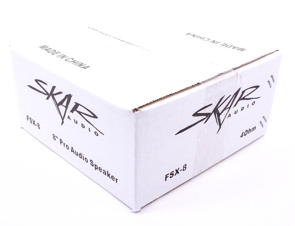 Skar Audio FSX10-8 10" Pro Audio 400 Watts Max Power 8 Ohms Midrange Speaker N7