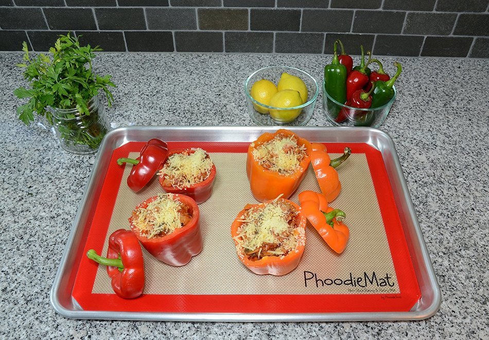 THE ORIGINAL PHOODIEMAT - Premium Silicone Baking Mat/Pastry Mat & Cookie Sheet/Baking Sheet Liner - Includes... N9