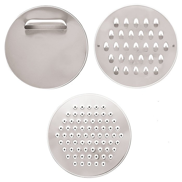 Chef Essential Stainless Steel Non-Slip Mixing Bowls Set with Handles and Pour Spouts, Set of 3, Black N2