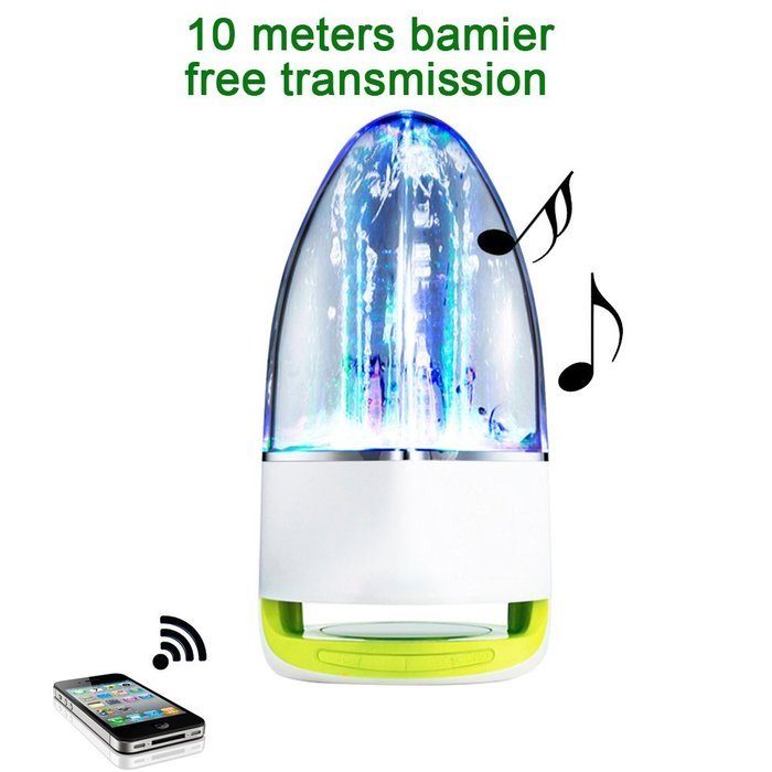 Domon&reg; LED Music Fountain Dancing Water Bluetooth Speaker Colorful Light And Water Show Mini Subwoofer Speaker... N4