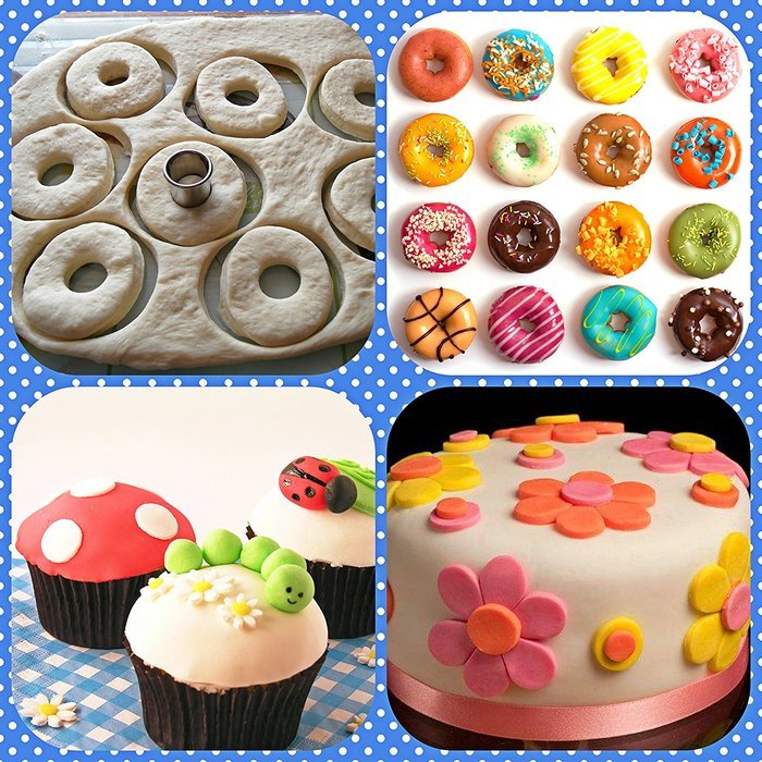 K&S Artisan The BEST Heavy Duty Cookie Cutters 11 Piece Round Biscuit Cutter Set For Pastry Donuts English Muffin... N5
