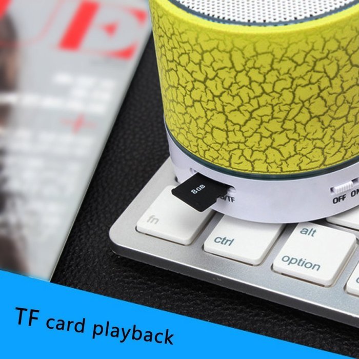 RShop Bluetooth Speaker, Wireless/Portable Bluetooth Speaker, USB Charging / Data Transmission, Support TF Hcard... N27