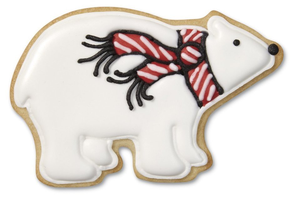 Wilton 2308-5070 3-Piece Christmas Polar Metal Cookie Cutter Set N3