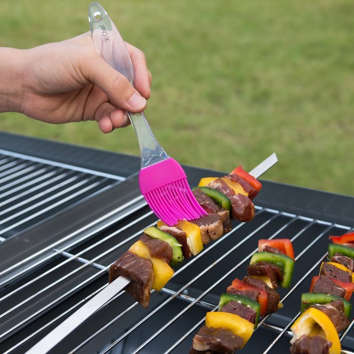 Silicone Brush, X-Chef BBQ Brushes Basting & Pastry Brush Set Heat Resistant for Kitchen Grilling Camping Dishwasher... N6
