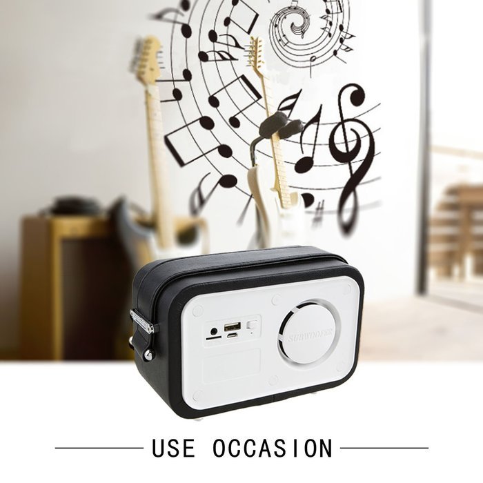 ASAE Bluetooth Speaker, Portable Wireless Speaker Leather Belt Handle Built-in Microphone for Handfree Phone Call... N3