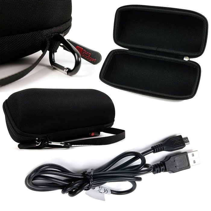 DURAGADGET Premium Quality Custom-Designed Hard EVA Case in Black for the NEW JBL Pulse 2 Wireless Bluetooth Speaker...
