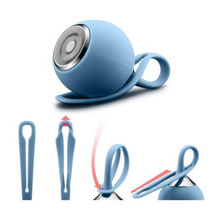 hellosy Wireless Bluetooth 3.0 Waterproof Outdoor & Shower Speaker with Suction Cup/Mic/Hands-Free Speakerphone... N4