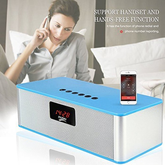 Bluetooth Speakers,WamGra DY21L HIFI V4.0 Portable Wireless Speaker, Louder Volume 10W output, with Enhanced Bass... N14