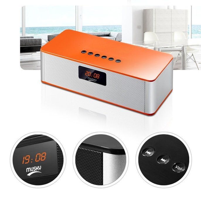 Bluetooth Speakers,WamGra DY21L HIFI V4.0 Portable Wireless Speaker, Louder Volume 10W output, with Enhanced Bass... N29
