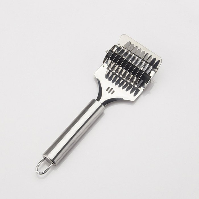 Aikoi Stainless Steel Noodle Lattice Roller Docker Dough Cutter Pasta Spaghetti Make Tool N5