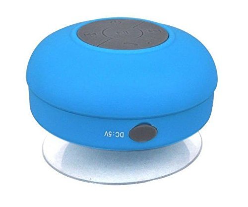 EBS-024 HD Water Resistant Bluetooth 3.0 Shower Speaker, Handsfree Portable Speakerphone with Built-in Mic, 6hrs...