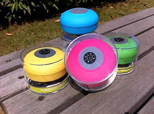 EBS-024 HD Water Resistant Bluetooth 3.0 Shower Speaker, Handsfree Portable Speakerphone with Built-in Mic, 6hrs... N3