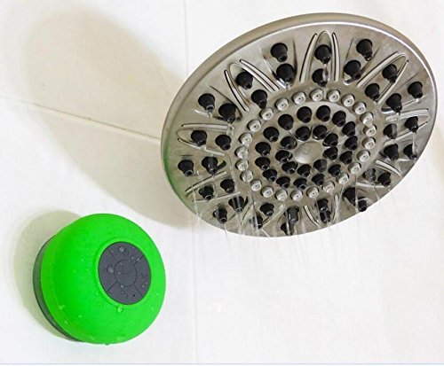 EBS-024 HD Water Resistant Bluetooth 3.0 Shower Speaker, Handsfree Portable Speakerphone with Built-in Mic, 6hrs... N5