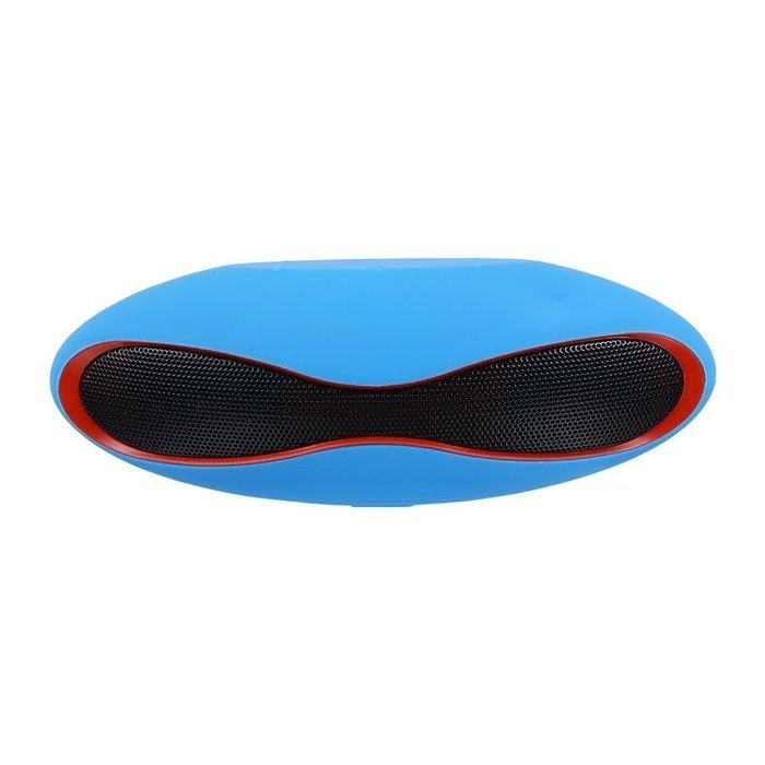 Mini Rugby Shape Wireless Bluetooth Speaker Support USB Drive/TF Card/Hands-free Call (Blue) N3