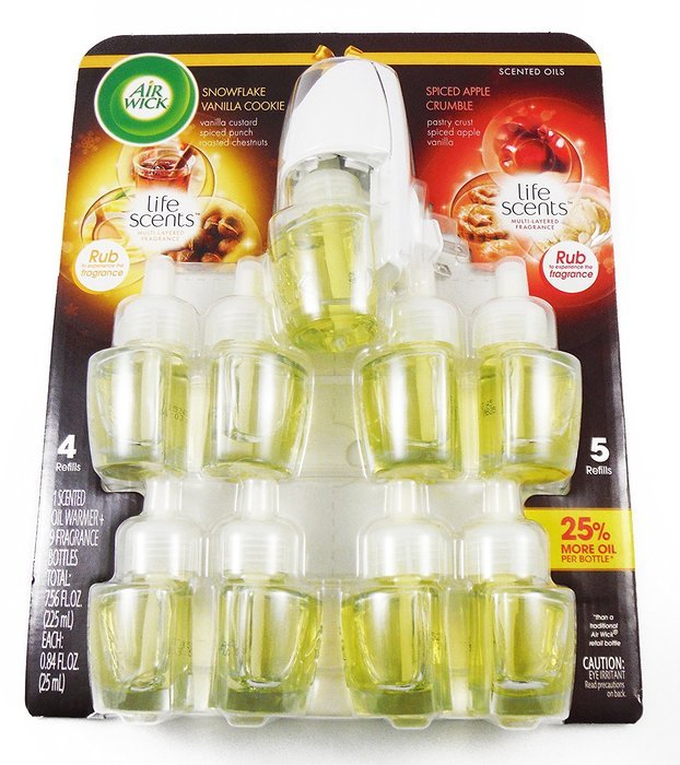 Airwick Life Scents - Spiced Apple Crumble & Snowflake Vanilla Cookie
