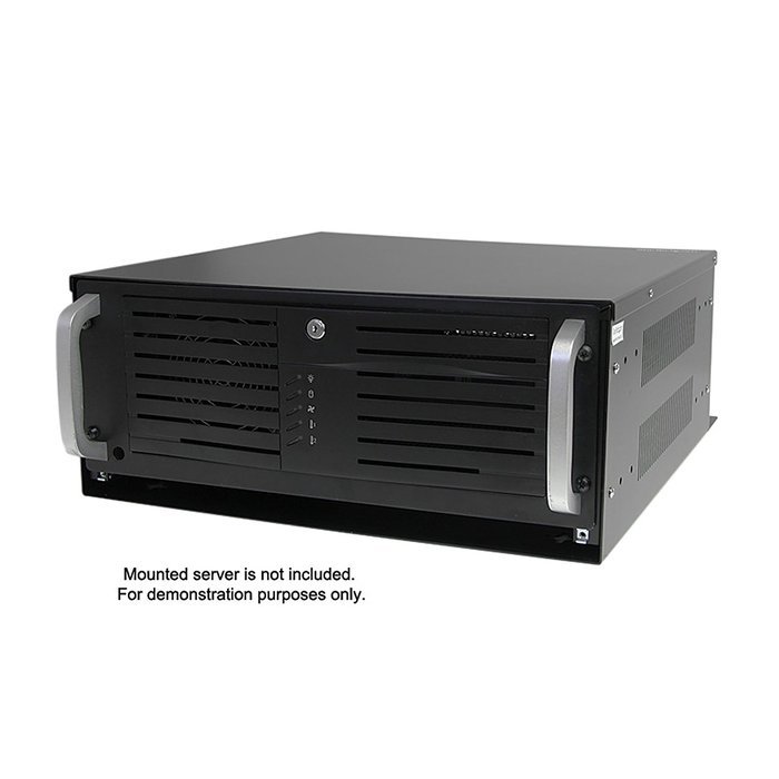 StarTech RK812WALLO 8U Open Frame Wall Mount Equipment Rack - 12-Inch Deep (Black) N10