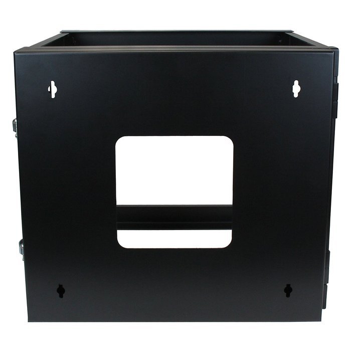 StarTech RK812WALLO 8U Open Frame Wall Mount Equipment Rack - 12-Inch Deep (Black) N15