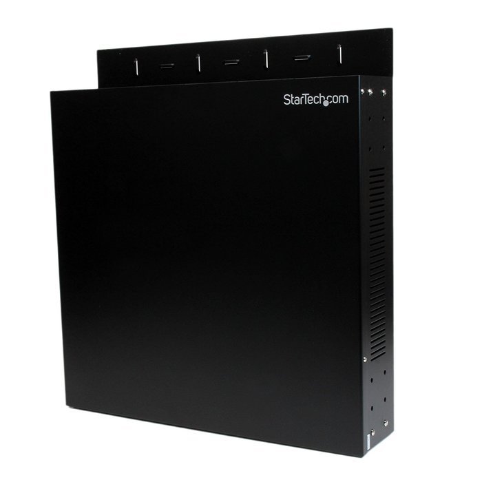 StarTech RK812WALLO 8U Open Frame Wall Mount Equipment Rack - 12-Inch Deep (Black) N19