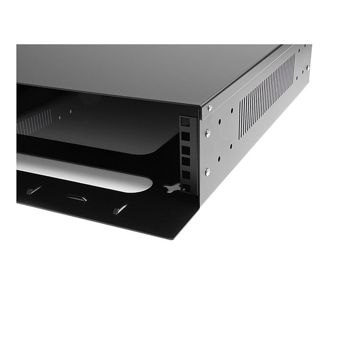 StarTech RK812WALLO 8U Open Frame Wall Mount Equipment Rack - 12-Inch Deep (Black) N22