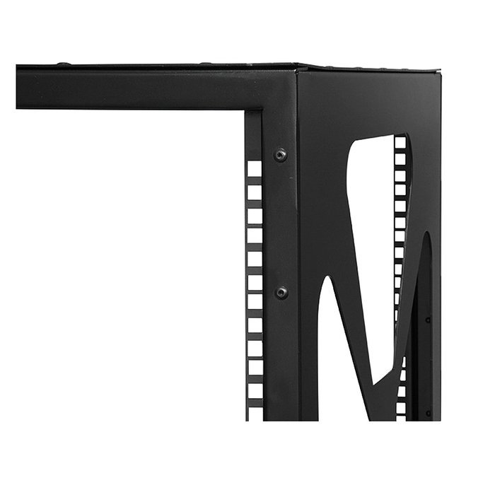 StarTech RK812WALLO 8U Open Frame Wall Mount Equipment Rack - 12-Inch Deep (Black) N24