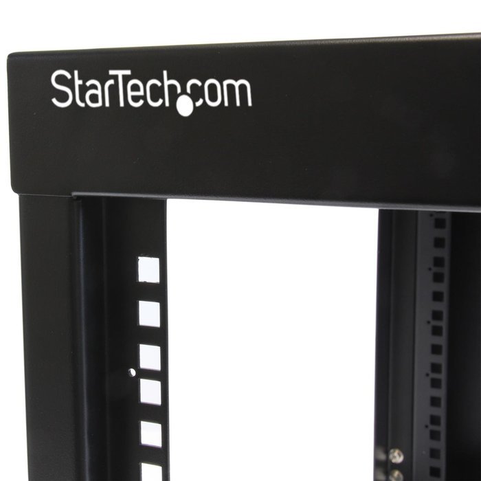 StarTech RK812WALLO 8U Open Frame Wall Mount Equipment Rack - 12-Inch Deep (Black) N35