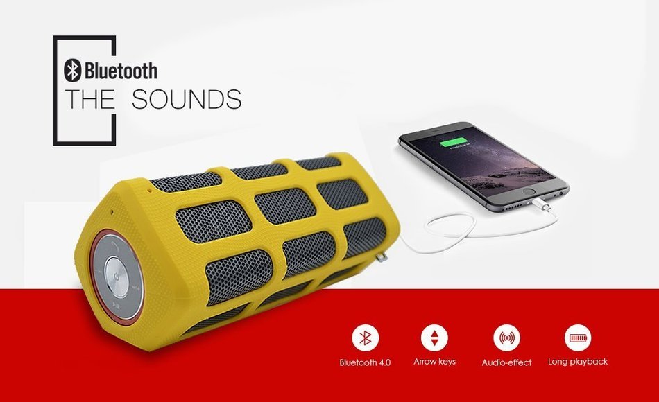 Elala Bluetooth Speaker, Portable Wireless Speaker with Built-in 7000mAh Power Bank, Mic, Enhanced Bass, Waterproof... N8
