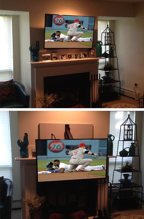 MantelMount&reg; Pull-Down TV Mount&trade; Bracket w/ Full Motion for 48-80"inch, 30-115lb LCD, LED & Plasma Flat Screen... N5