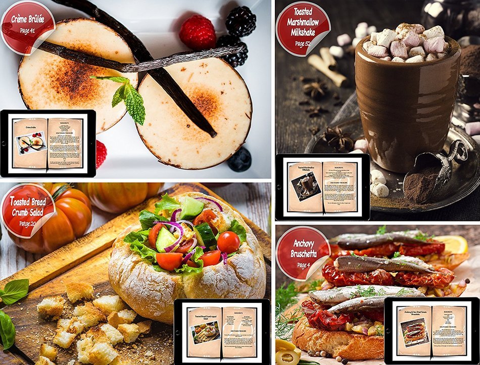 Ultimate Culinary Blow Torch, make the best creme brulee|Bonus recipe E-book included with gift packaging and... N8