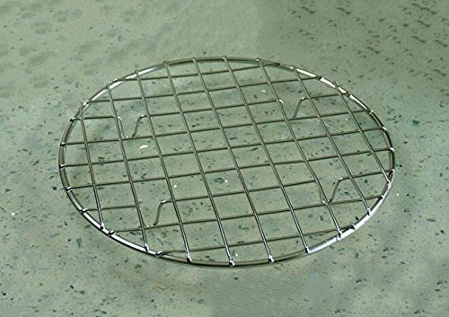 B&S FEEL Multi-Purpose Stainless Steel Round Baking and Cooling Rack, 8.25-Inches