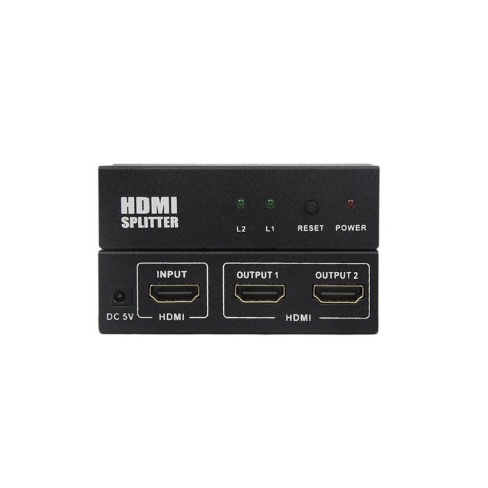 J-Tech Digital JTD-MINI-1x2SP 2 Port 1X2 Powered Hdmi Super Mini Splitter for Full Hd 1080P with 3D Capability N13