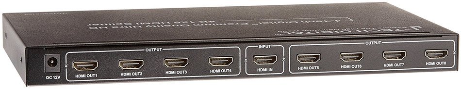 J-Tech Digital JTD-MINI-1x2SP 2 Port 1X2 Powered Hdmi Super Mini Splitter for Full Hd 1080P with 3D Capability N21
