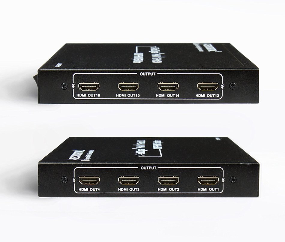 J-Tech Digital JTD-MINI-1x2SP 2 Port 1X2 Powered Hdmi Super Mini Splitter for Full Hd 1080P with 3D Capability N25