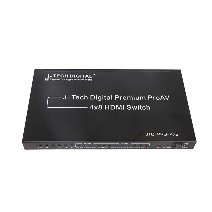 J-Tech Digital JTD-MINI-1x2SP 2 Port 1X2 Powered Hdmi Super Mini Splitter for Full Hd 1080P with 3D Capability N32