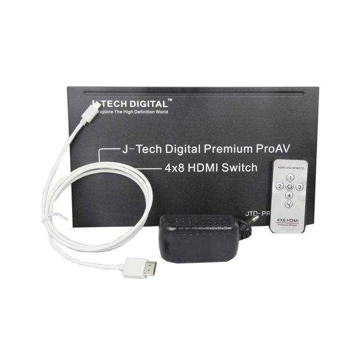J-Tech Digital JTD-MINI-1x2SP 2 Port 1X2 Powered Hdmi Super Mini Splitter for Full Hd 1080P with 3D Capability N33