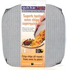 Quickafries Large Oven Cooking Mesh Mat - Crispier Fries, Bread, Pastries N2