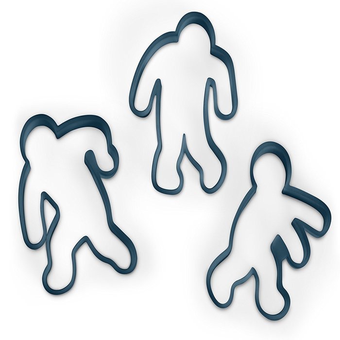 Fred & Friends SWEET SPIRITS Day of the Dead Cookie Cutter/Stampers, Set of 4 N4