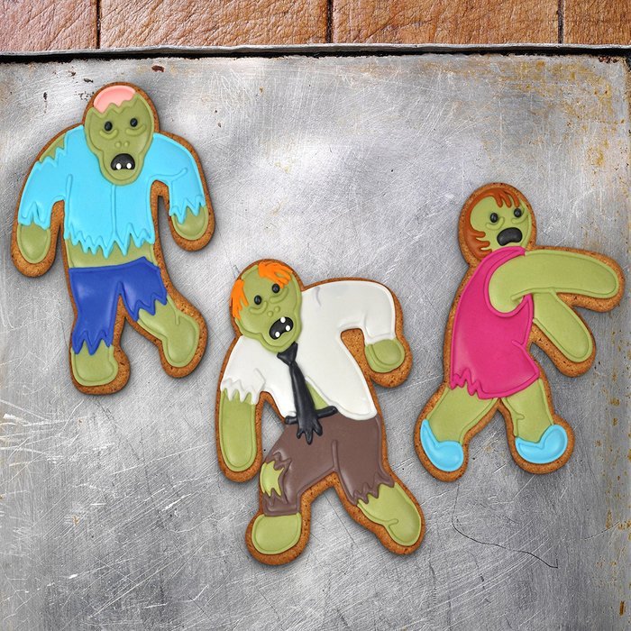 Fred & Friends SWEET SPIRITS Day of the Dead Cookie Cutter/Stampers, Set of 4 N5