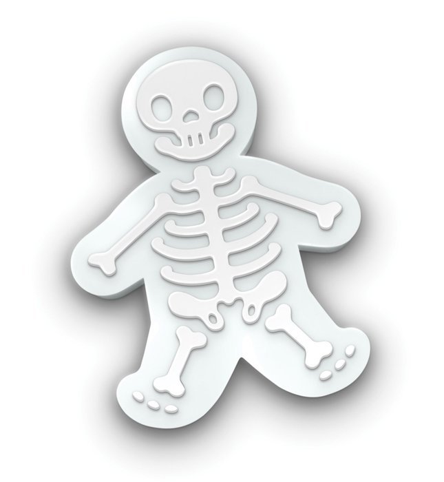 Fred & Friends SWEET SPIRITS Day of the Dead Cookie Cutter/Stampers, Set of 4 N9