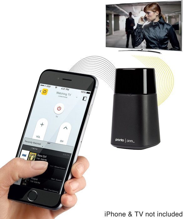 Pronto and Peel App, Smart Universal Remote Control, Compatible with iOS and select Android devices N2