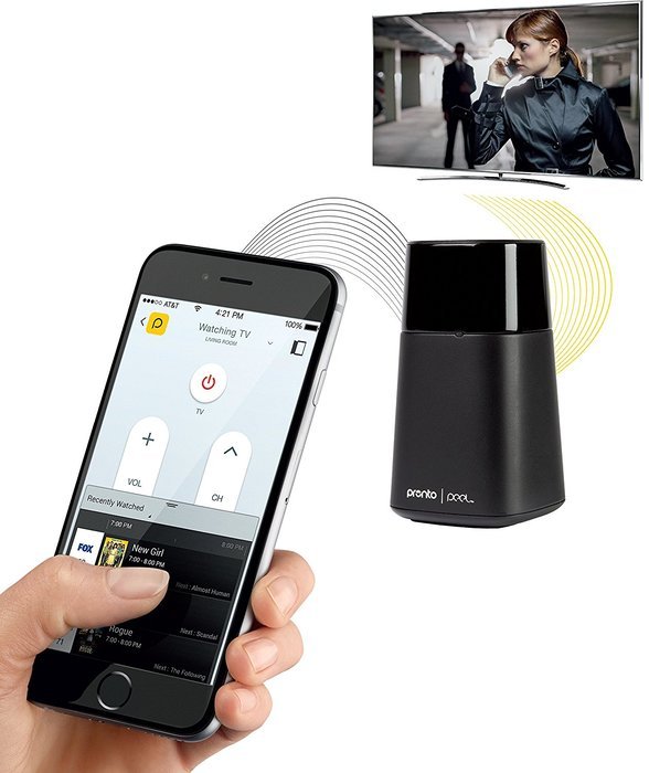 Pronto and Peel App, Smart Universal Remote Control, Compatible with iOS and select Android devices N11