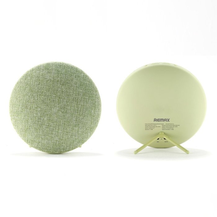 Remax RB-M9 Desktop Fabrics Bluetooth Speaker Portable Audio Player Music Sound Box Bluetooth V4.1 Green Color
