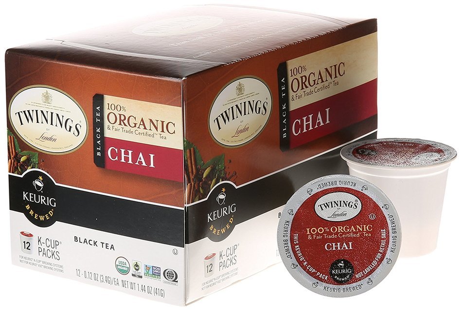 Twinings 100% Organic and Fair Trade Certified Chai Tea, 12 Count N4