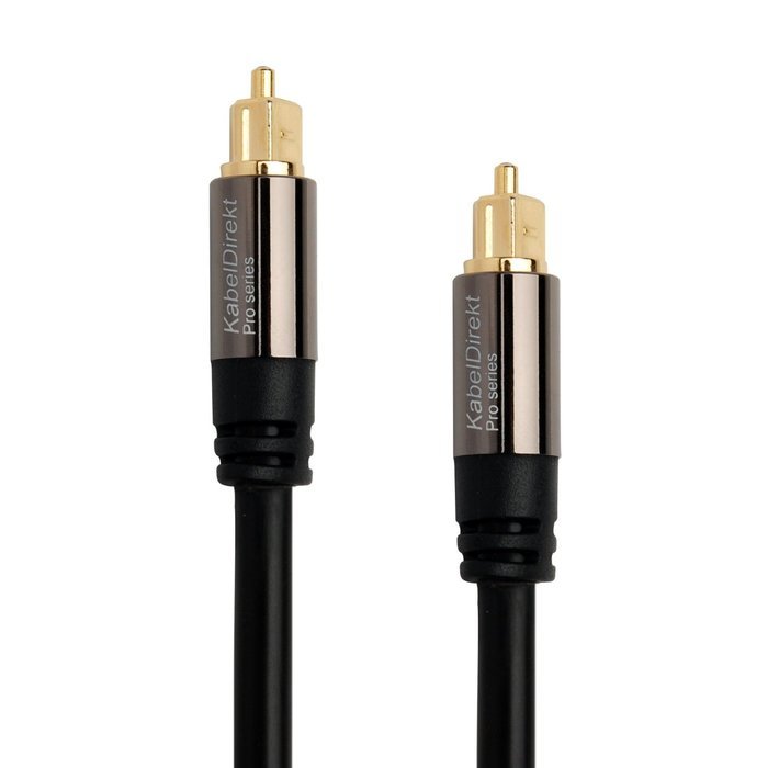 KabelDirekt (10 feet) Optical TOSLINK Digital Audio Cable - PRO Series N3