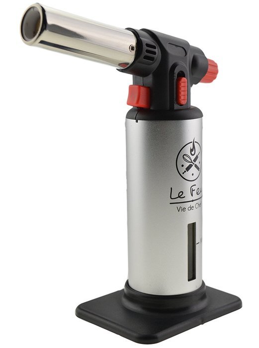 Vie De Chef Culinary Butane Torch - Best Creme Brulee Torch For Professional Kitchen & Baking Use - The Perfect... N9