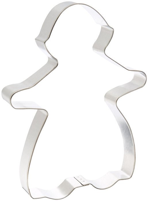 R & M International 5883 8-Inch Gingerbread Girl Cookie Cutter, X-Large