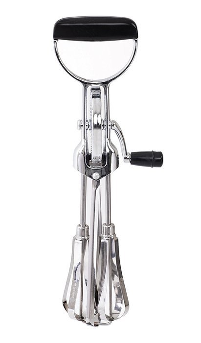 Best Rotary Egg Beater by ClickDamzon ~ Stainless Steel \ Plastic , Black Plastic Handle & Crank ~ Manual Egg... N8