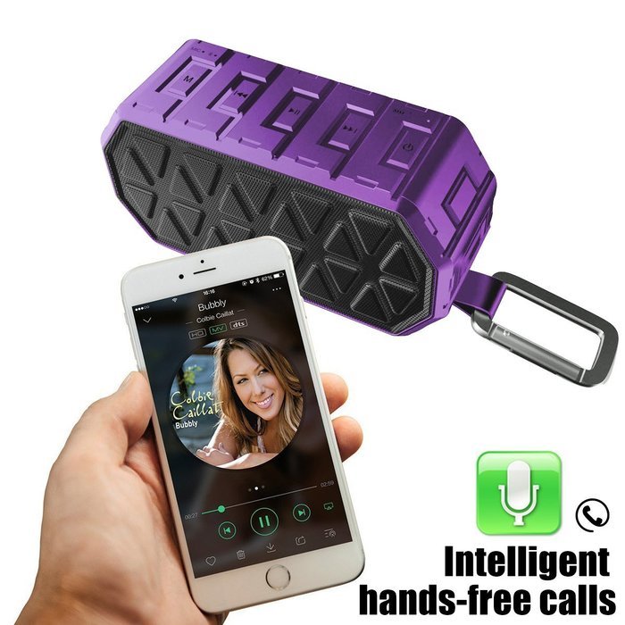 Outdoor Portable Water-proof Bluetooth Speaker, Fetta IP66 Dustproof and Shockproof Wireless Speaker Support Line-in... N9