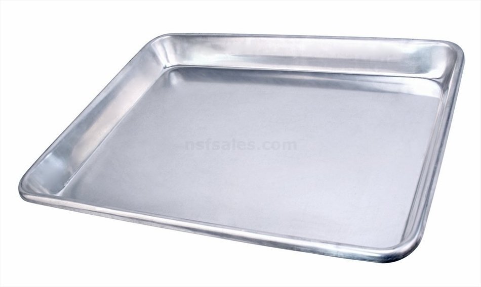 New Star 36800 Extra Heavy 12-Gauge Aluminum Open Bead Full Size Sheet Pan, 18 by 26 by 2-Inch