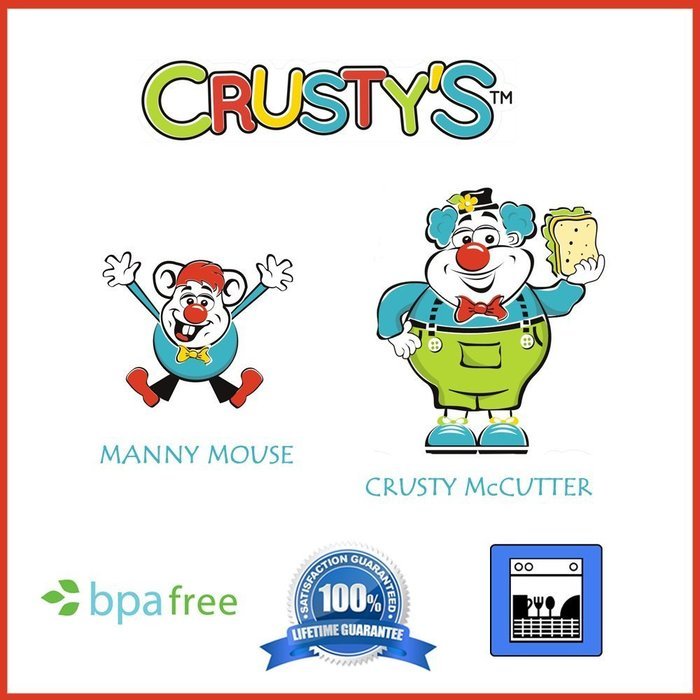 Crusty's Mickey Mouse Sandwich Cutter - High Quality Stainless Steel Crust & Cookie Cutter N6